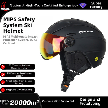 Moon slēpošanas ķivere MS95+MIPS, PC+EPS+MIPS konstrukcija, Unisex (PC+EPS+MIPS, MS95+MIPS, Moon, Unisex)