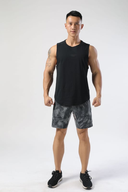 Vesta sport pentru bărbați, baschet vară, respirabilă, uscare rapidă, 100% poliester, elastică, potrivită pentru alergare și fitness