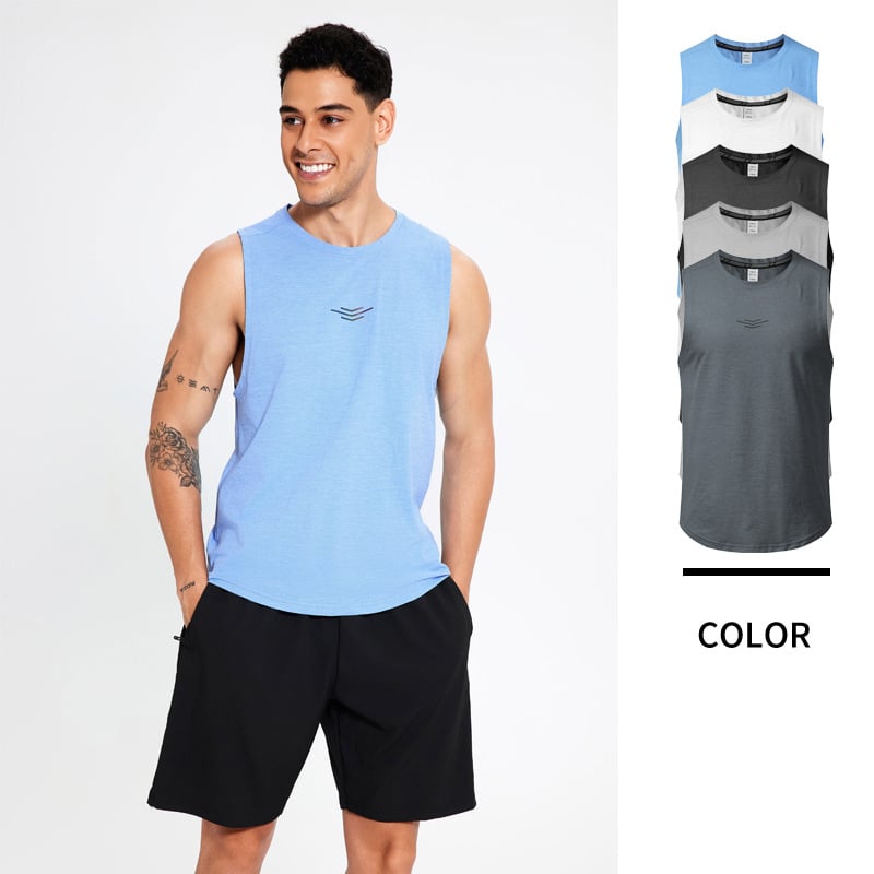 Vesta sport pentru bărbați, baschet vară, respirabilă, uscare rapidă, 100% poliester, elastică, potrivită pentru alergare și fitness