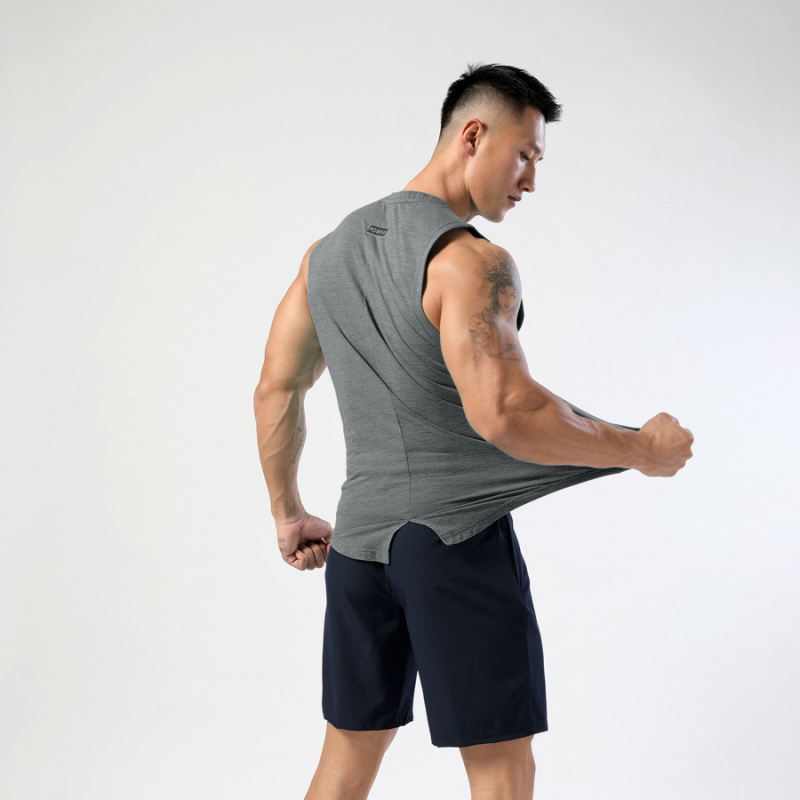 Vesta sport pentru bărbați, baschet vară, respirabilă, uscare rapidă, 100% poliester, elastică, potrivită pentru alergare și fitness