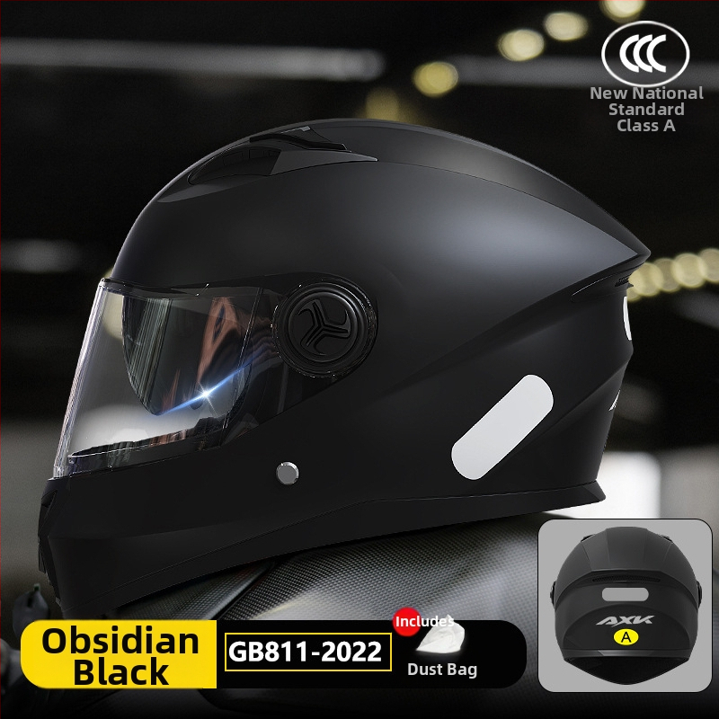 Cască pentru motocicletă electrică, ABS, full-face, certificat 3C GB811-2022A, universal pentru patru sezoane, pentru adulți, pentru deplasări