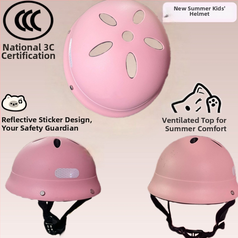 Detská prilba v japonskom štýle, ABS, polovičná prilba, pre deti, vhodná na off-road jazdu s kolobežkou a balančným bicyklom, 3C certifikácia.