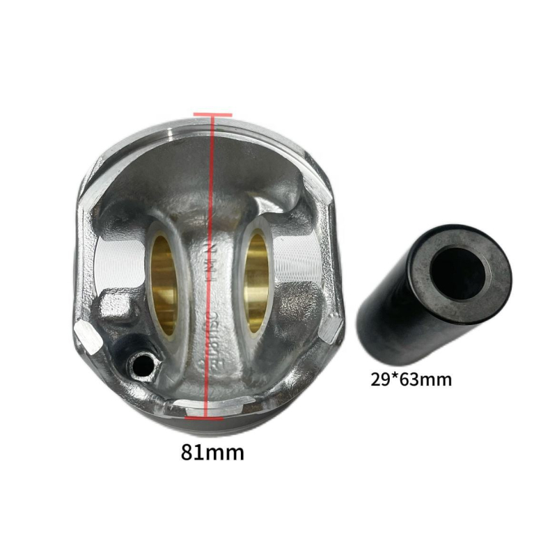 VW T6 2.0T dieselhez piston-összeállítás – KUSIMA, alumínium ötvözet, 4 hengeres motor, 3 gyűrűrekesz, barrel típusú gyűrű, Alkatrész szám 04L 107065 G