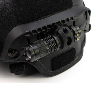 Pribor za kacigu za biciklizam s bočnim osvjetljenjem i nosačem; materijal: najlon plastika; marka Shellfish; prilagodljiva obrada; otisnuti logo; licencirana privatna oznaka