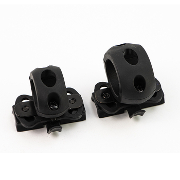 Pribor za kacigu za biciklizam s bočnim osvjetljenjem i nosačem; materijal: najlon plastika; marka Shellfish; prilagodljiva obrada; otisnuti logo; licencirana privatna oznaka