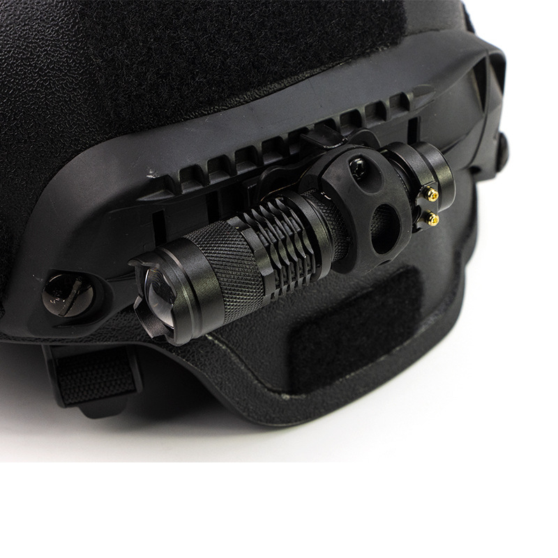 Pribor za kacigu za biciklizam s bočnim osvjetljenjem i nosačem; materijal: najlon plastika; marka Shellfish; prilagodljiva obrada; otisnuti logo; licencirana privatna oznaka