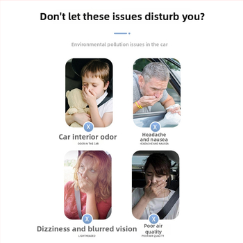 Filtru de cabină auto cu carbon activ și aromaterapie, de clasă N95, model HY001; compatibil cu Baojun 510.