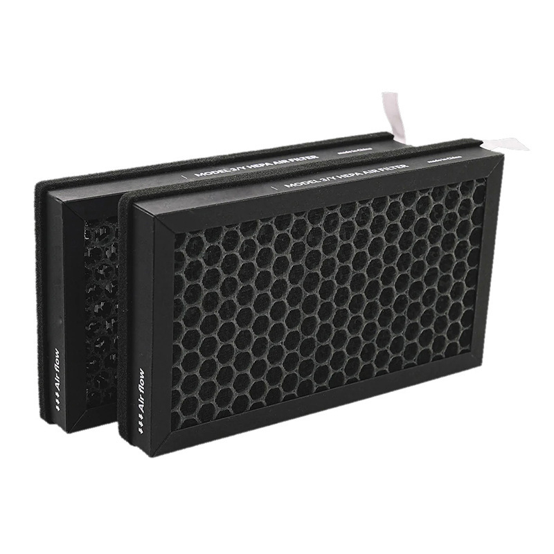 Filtru de cabină pentru Tesla Model 3/Y, HEPA cărbune activ, filtru compozit (Brand: Berland; Origine: Dongguan; Modele aplicabile: Tesla; Model: Potrivit pentru filtrul Model Y)