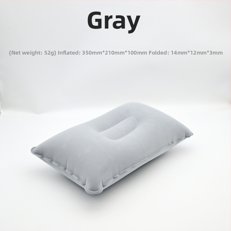 Välisõhupuhutav matkapatja, ruudu flokitud padi, puhke jaoks, kokkupandav ja kaasaskantav