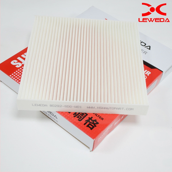 LEWEDA auto kliimafiltr – standardne tüüp, mudel 80292-SDG-W01, ühildu Honda Civic, Accord, Odyssey, Siwei, SIBO Rui Siming