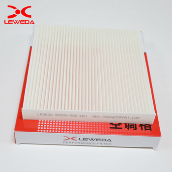 Filtru de aer condiționat pentru mașină LEWEDA – Tip Standard, Model 80292-SDG-W01, compatibil cu Honda Civic, Accord, Odyssey, Siwei, SIBO Rui Siming