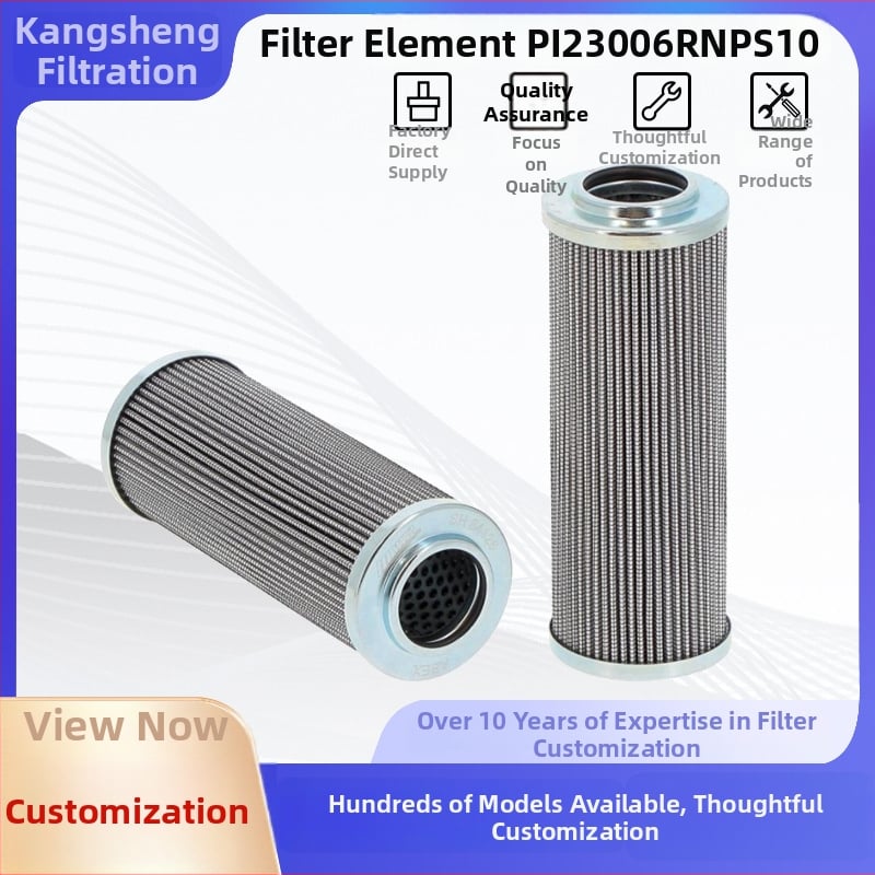 Meibor hydraulický olejový filter – prvok Pi23006RNPS10, filtračný materiál, odolný voči zásadám, kyselinám a korózii
