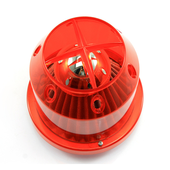 Filtru de aer de admisie cu flux înalt, din fibră de carbon, cu capă în formă de ciupercă, model XH-UN005, pentru autovehicule cu transmisie manuală