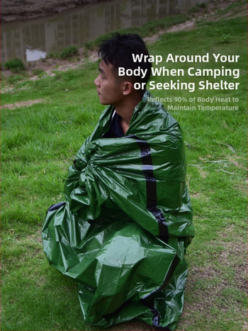 Išskirtinis miego maišelis lauko kempingavimui – PE užpildas, PE pamušalas, PE audinys, vokų konstrukcija, svoris 137 g