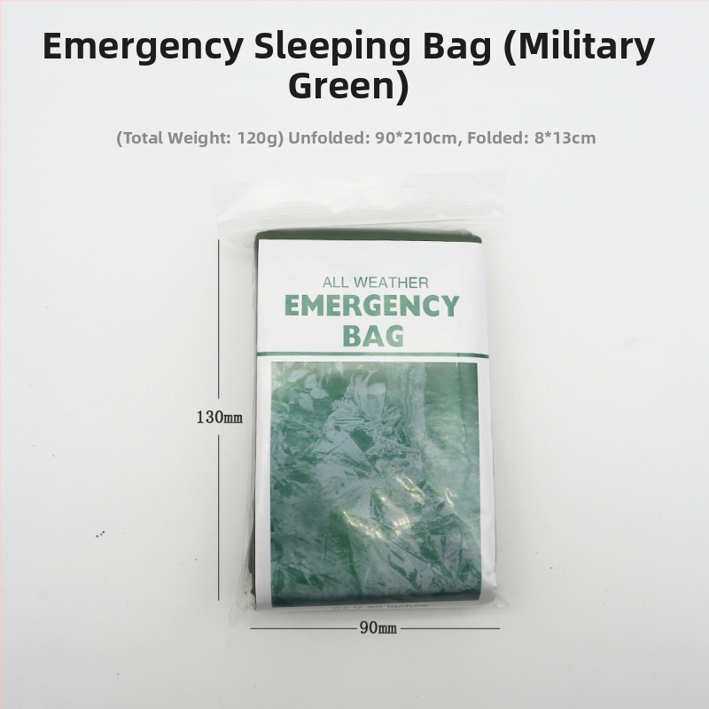 Išskirtinis miego maišelis lauko kempingavimui – PE užpildas, PE pamušalas, PE audinys, vokų konstrukcija, svoris 137 g