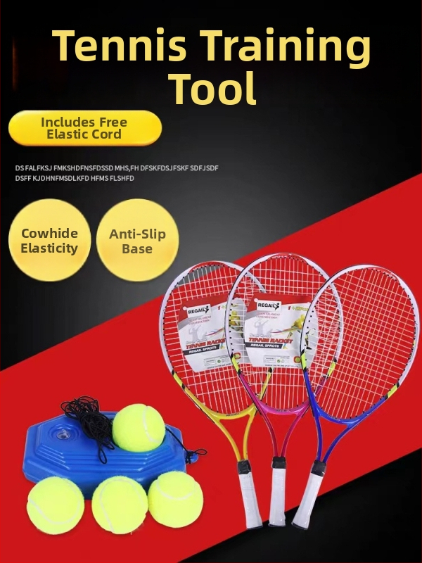 Tenisový tréner pre samostatné cvičenie so pevným odrazovým systémom – gumový materiál, univerzálne špecifikácie, značka Tianxu