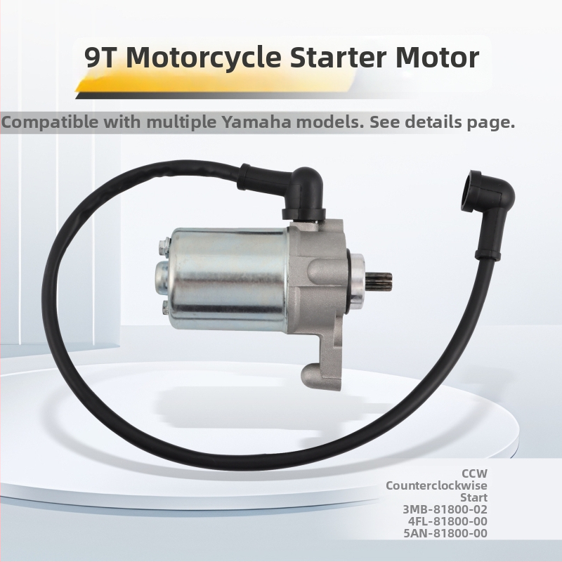GOOFIT mootorratta käivitaja – 9 hammasratast, sobib TDR125 DT125R DT125X; Osa nr 3MB-81800-02; Kaal 655 g