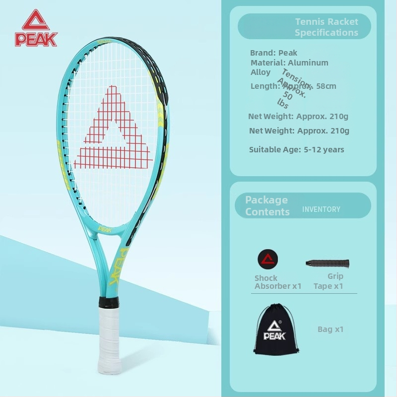 Peak teniso atšokimo treniruoklis - aliuminio lydinio rėmas, nailono tinklas, svoris 95–100 g, vieno žaidėjo treniruotė staliniam tenisui ir pūkiniam tenisui