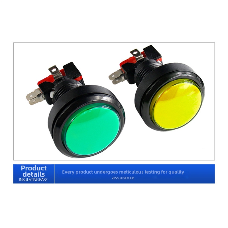 Reset Start PASS poga spēļu konsolēm — Aomeng, 3C sertificēta līdz 36V, apaļas formas poga, spēļu piederums