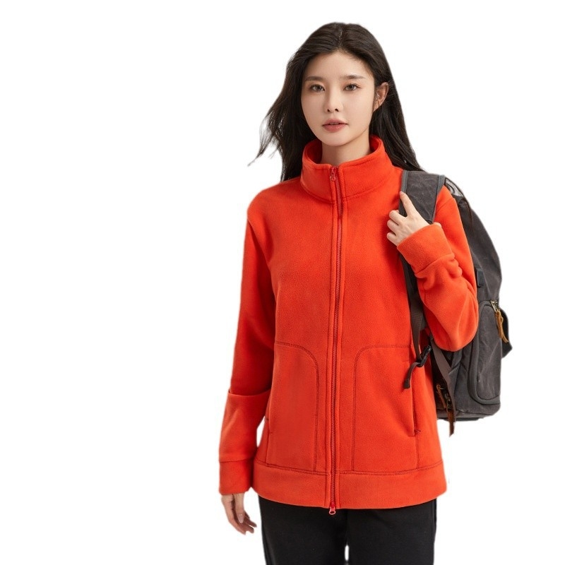 Unisex poliar fleecinė striukė su aukšta apykakle, dvipusis dizainas, sustiprinta šiluma, lauko veikloms