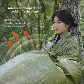 Mitmekülgne magamiskott matkamiseks ja ellujäämiseks (Bränd: Blue Sail; Päritolu: Hiina; Toote kategooria: Magamiskott, Ellujäämisvahendid)