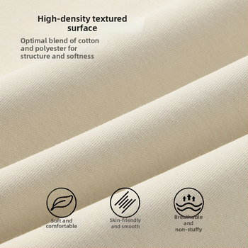 Zipzáros kapucnis pulóver álló gallérral, laza szabás, pamut‑poliészter keverék anyag