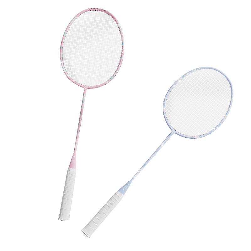 Youyou badminton raketė su anglies pluošto rėmu, svoris 95-100 g, rankenos storis G2, vidutinio kietumo raketės strypas, logotipo spausdinimas galimas, pritaikymas