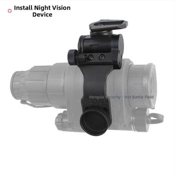 Držiak pre PVS-14 nočné videnie s CNC hliníkovou zliatinou, dovetail J-arm most, kompatibilný s L4G24