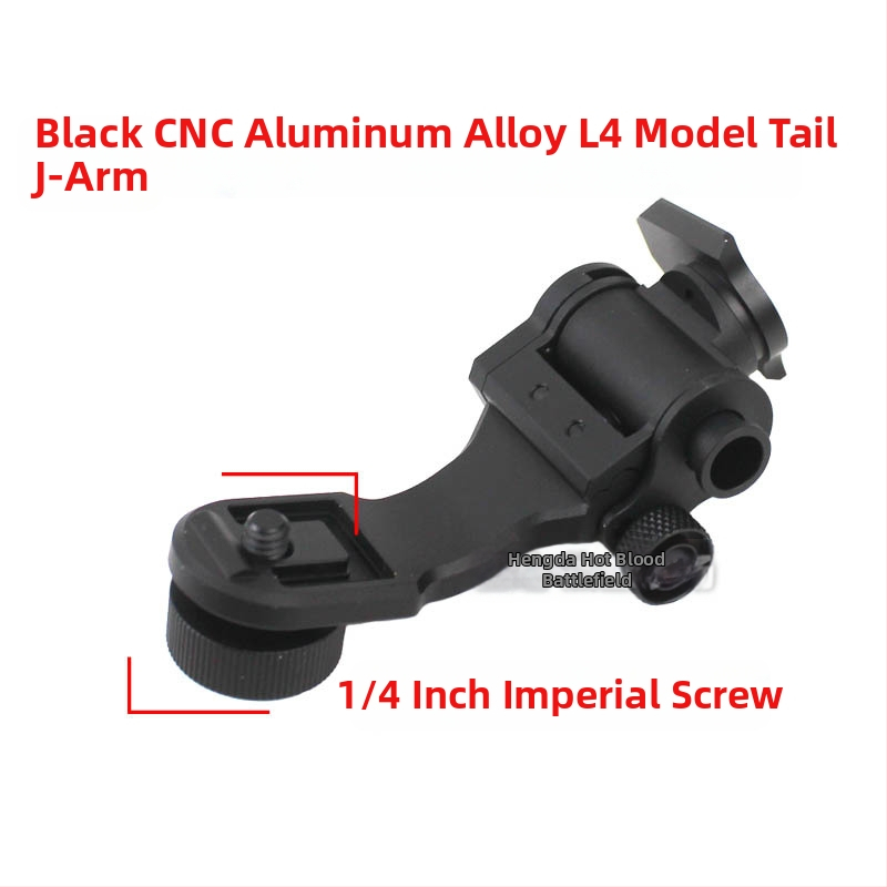 Držiak pre PVS-14 nočné videnie s CNC hliníkovou zliatinou, dovetail J-arm most, kompatibilný s L4G24
