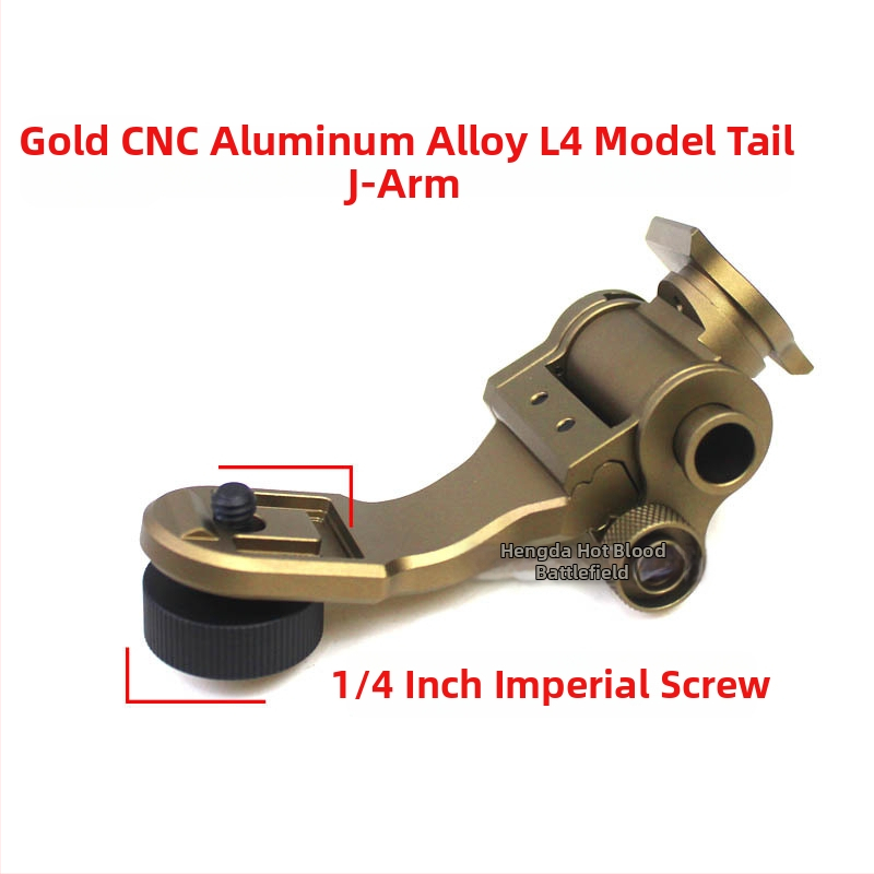 Držiak pre PVS-14 nočné videnie s CNC hliníkovou zliatinou, dovetail J-arm most, kompatibilný s L4G24