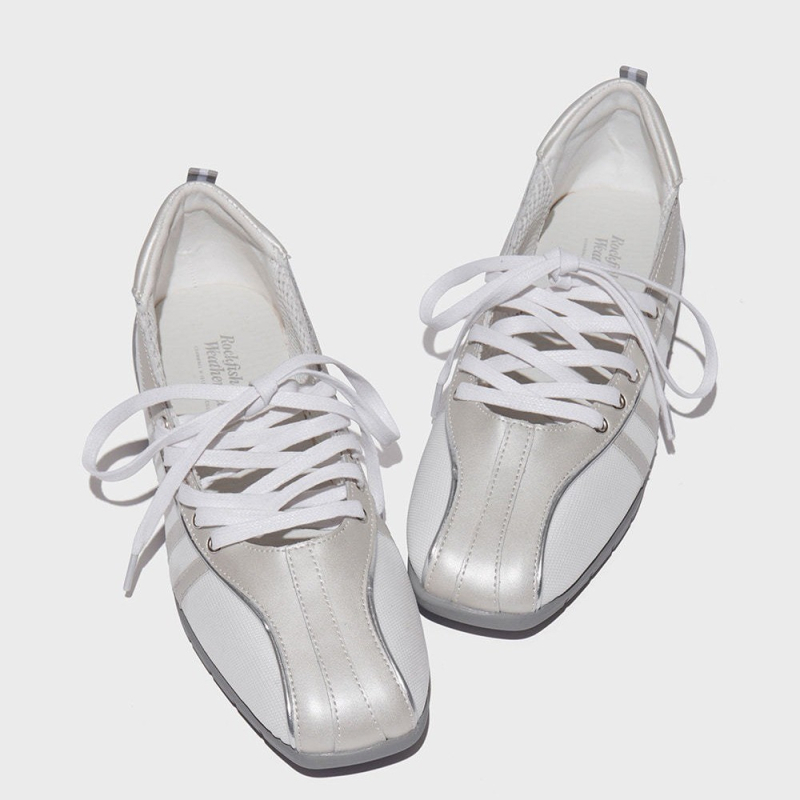 RICKYNEE Mary Jane versiune coreeană, vârf pătrat, partea superioară din microfibră, piele cu granulație corectată, toc mic 1–3 cm