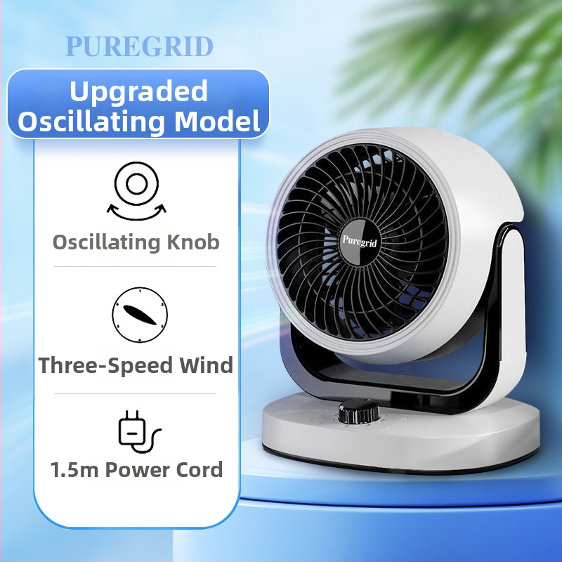 Stalo ventiliatorius Ard-08ab, 3 mentelės, 40W, 220V, osciluojanti galva