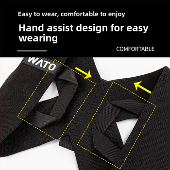 WATO Tempimo diržas jogai, poliesterio–medvilnės mišinys, modelis W-558, nugaros ir pečių treniruotėms