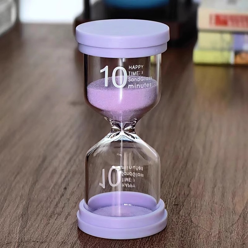 Ceas cu nisip pentru copii și studenți — gestionare timp 20/30/60 de minute, sticlă, stil simplu și modern, ornament suspendat