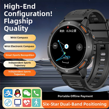 Išmanusis laikrodis lauko sportui: širdies ritmo stebėjimas, kraujospūdžio matavimas, Bluetooth skambučiai, miego stebėjimas, Android suderinamumas