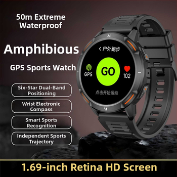 Išmanusis laikrodis lauko sportui: širdies ritmo stebėjimas, kraujospūdžio matavimas, Bluetooth skambučiai, miego stebėjimas, Android suderinamumas