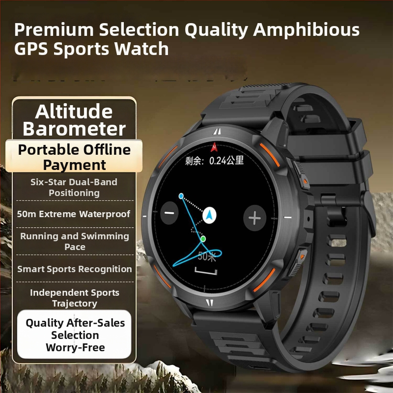 Išmanusis laikrodis lauko sportui: širdies ritmo stebėjimas, kraujospūdžio matavimas, Bluetooth skambučiai, miego stebėjimas, Android suderinamumas