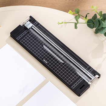 Deli käsitsi paberi lõikur, mudel 14251, nelja lehe maht, käsitöö, kahepoolselt lõikepeaga