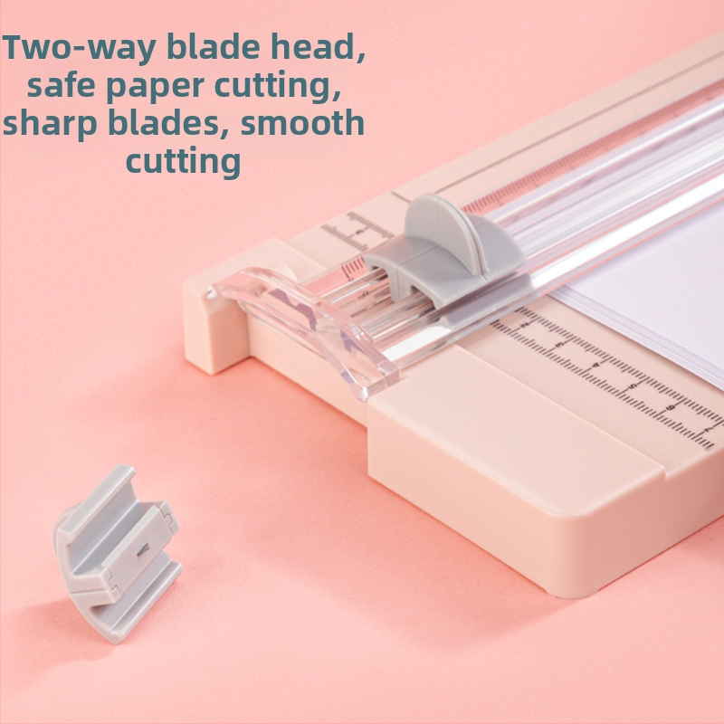 Deli käsitsi paberi lõikur, mudel 14251, nelja lehe maht, käsitöö, kahepoolselt lõikepeaga