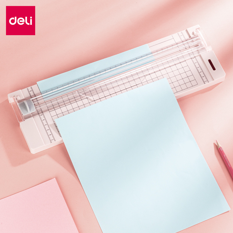 Deli käsitsi paberi lõikur, mudel 14251, nelja lehe maht, käsitöö, kahepoolselt lõikepeaga