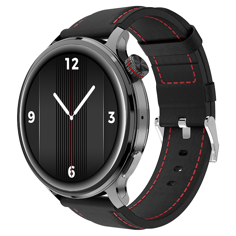 Išmanusis laikrodis Pro6 su AMOLED apskrito ekrano, itin ilga budėjimo trukmė, atsparus vandeniui, NFC, Bluetooth skambučiai, širdies ritmo ir deguonies monitoravimas