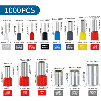 Bloc Terminal de tip Tubular, 1 Poli, EN Terminal Gol, Fengyu Electric