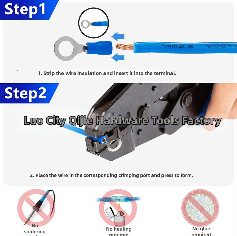 1280 predizolētu crimp termināļu komplekts kastē, vidējais savienotājs; materiāls: Tool Steel