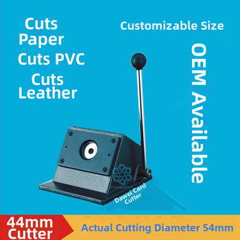 Embleemi lõikamismasin – lauakasutatav metallist lõikur embleemide valmistamiseks, ümmargune paberi lõikur, kaardilõikur