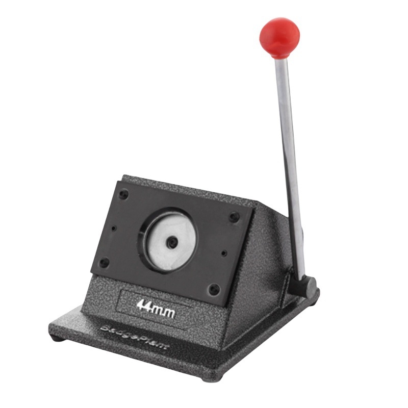 Embleemi lõikamismasin – lauakasutatav metallist lõikur embleemide valmistamiseks, ümmargune paberi lõikur, kaardilõikur