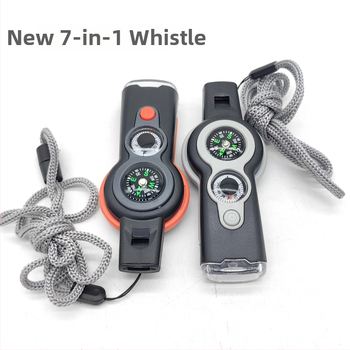 Ellujäämise vile 7-ühes LED-valgustusega ellujäämise vile, termomeetri ja kompassiga — War Dragon