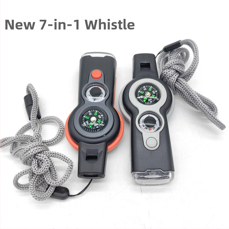 Ellujäämise vile 7-ühes LED-valgustusega ellujäämise vile, termomeetri ja kompassiga — War Dragon
