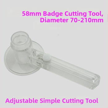 Rankinis apvalus pjoviklis popieriui, prekės ženklas Trillions, modeliai 25/32/37/44/58/75 mm, pjovimo diapazonas 35–210 mm, svoris 0,5 kg, nešiojamas rankdarbių įrankis