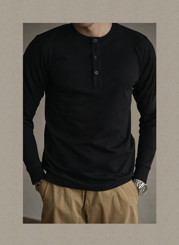 Тениска свободна кройка с дълъг ръкав, кръгла яка, полиестер, солиден модел