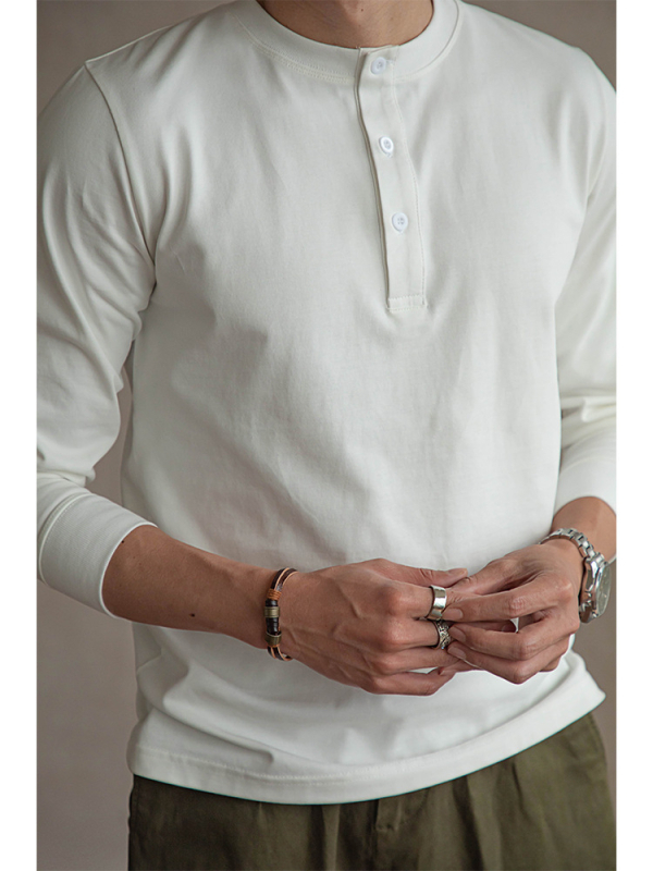 Тениска свободна кройка с дълъг ръкав, кръгла яка, полиестер, солиден модел